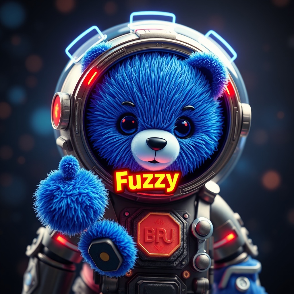 AI FuzzyWuzzy Mascot